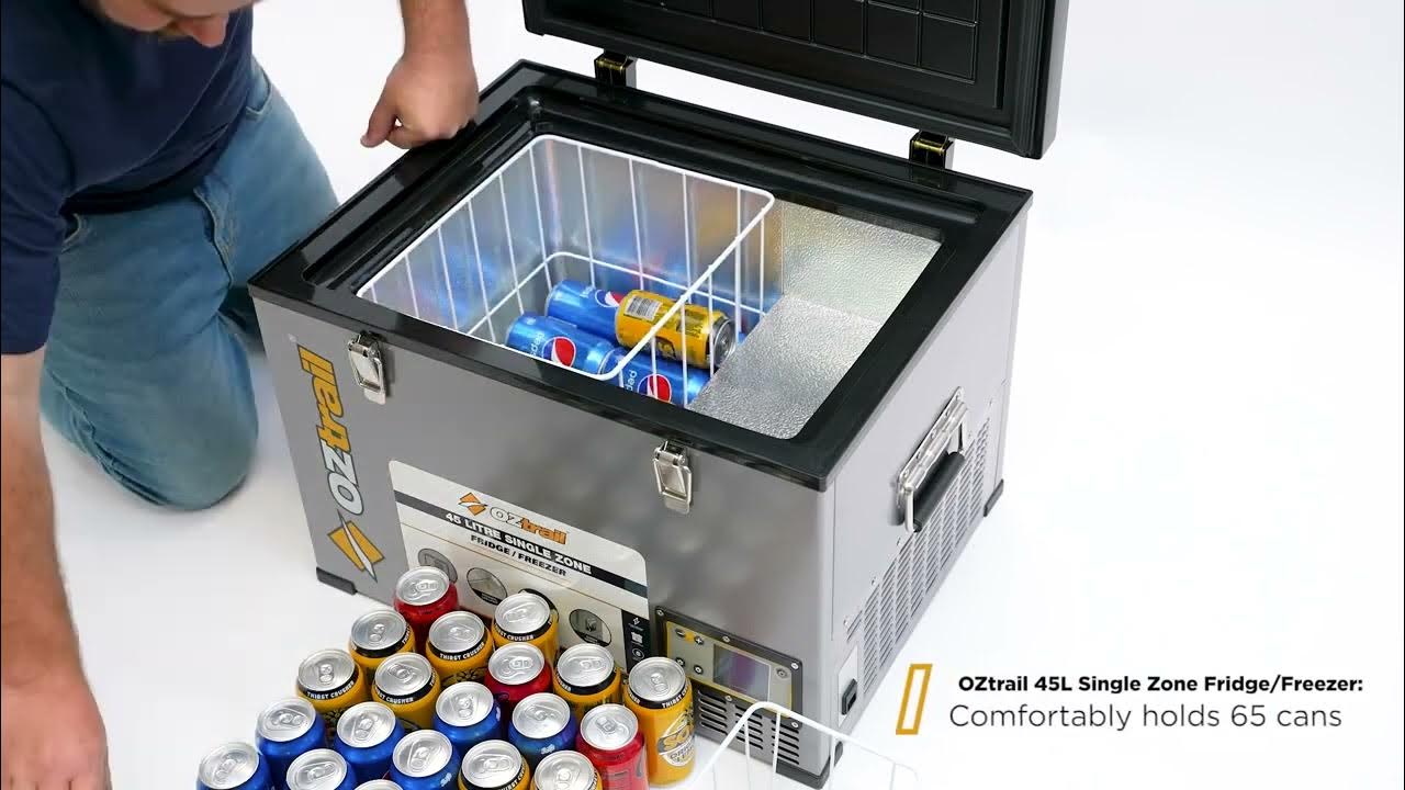 OZtrail 45L Single Zone Fridge Freezer Capacity YouTube