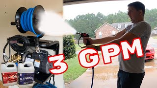 THE MOST POWERFUL ELECTRIC PRESSURE WASHER AND A TOUCHLESS WASH!? | AR BLUE CLEAN RCA3-PRO