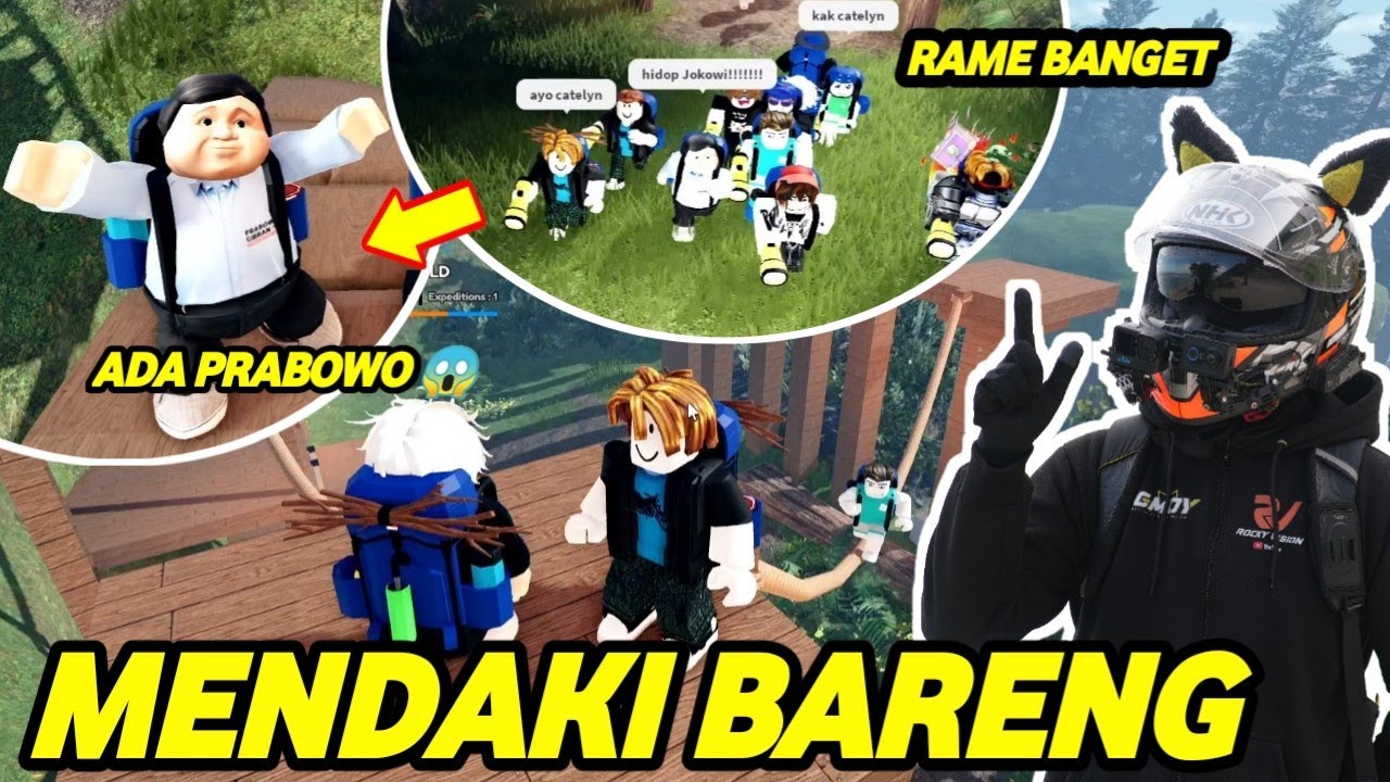 AKU MENDAKI GUNUNG ROBLOX DAN BERTEMU POCONG!!