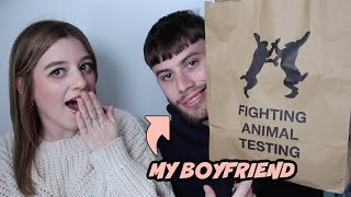 MY BOYFRIEND DOES MY LUSH HAUL | WE ATE LOTION. NOT EVEN KIDDING • Melody Collis