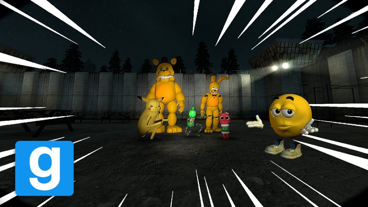 Gordo bear e springbonnie esta aqui! (hide and seek gmod)