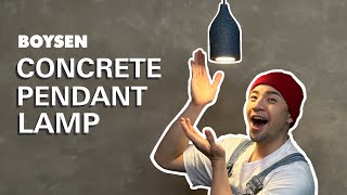 Diy With Dave Concrete Pendant Lamp