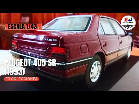 Voiture Miniature 1/43 PEUGEOT 405 SR 1993 - Marque SALVAT, Boîte Vitrine (Neuve)