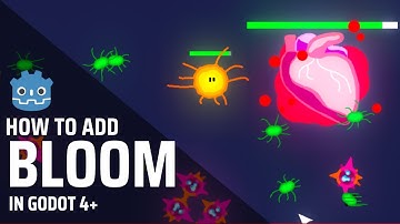 Bloom and Glow in Godot 4+ | How to add bloom to your game in godot 4+