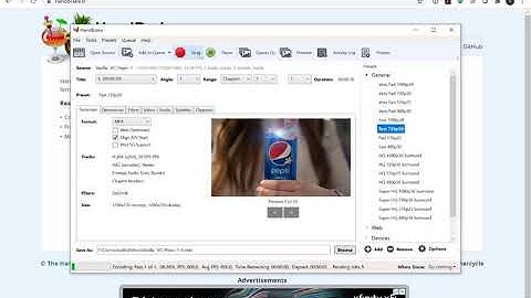 Handbrake to optimize and fix videos!