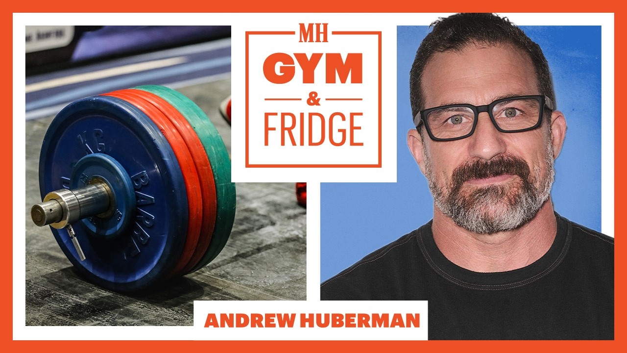 Andrew Huberman Shows Off His Gym & Fridge | Gym & Fridge | Men's Health