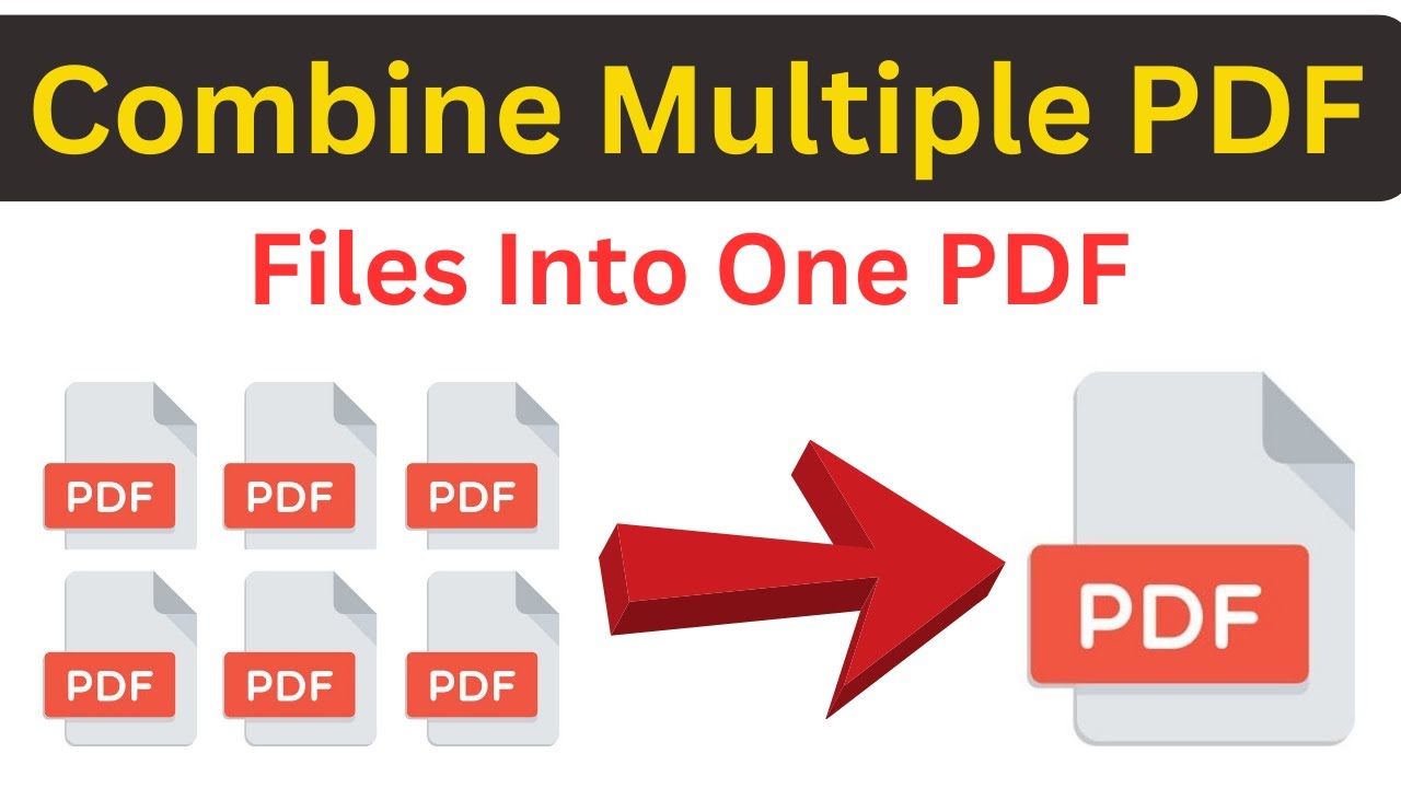 How To Combine PDF Files Into One PDF File Without Software | Merge PDF Files Easily - YouTube