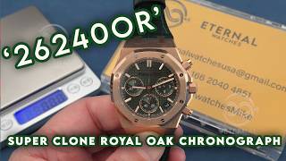 SUPER CLONE Royal Oak Chronograph 26240OR 41mm DD4401 (Weight Adjusted)