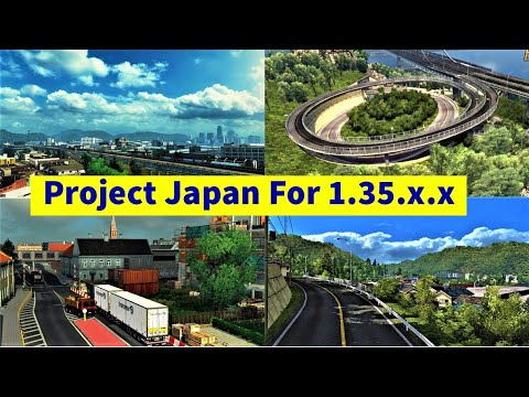 Ets2 Map Project Japan Map V0 2 For 1 35 Euro Truck Simulator 2 Map Link Ets2 1 35 X X Youtube