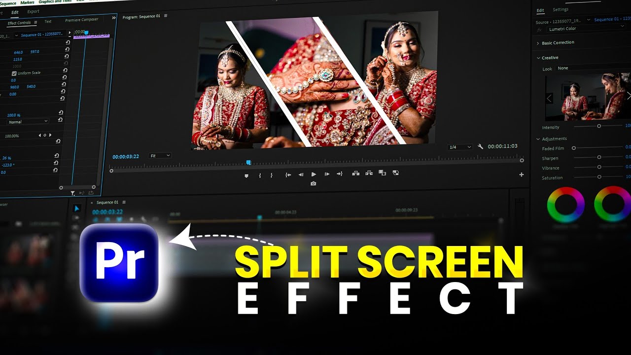 How to Create a Split Screen Effect in Premiere Pro