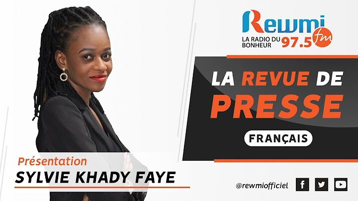 Press Review! Sylvie Khady Faye June 27, 2025 French Version…Rewmi Official