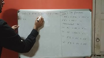 NIMCET 2008 Question on Boolean Function