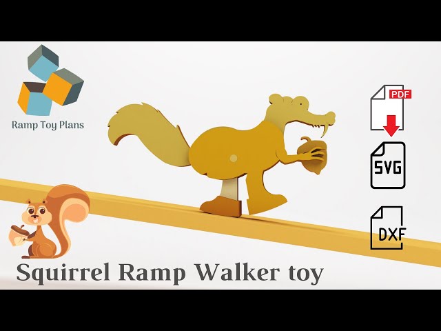 Squirrel Diy Ramp Toy Plans And Vectors