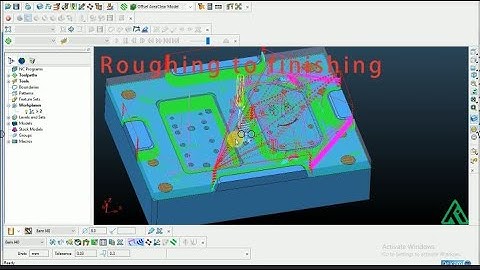Powermil roughing to finishing tutorial | roughing | finishing |