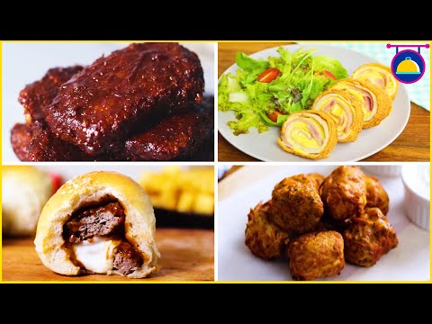 Receitas de início de festa | Como fazer lanches para festas | Party Starter Recipes