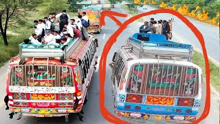 شکَرگڑھ بس ریس - Shakargarh bus Race Narang Mandi Peshawar BRT Buses Driver