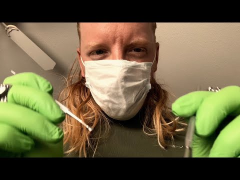 asmr-|-five-role-plays-in-nineteen-minutes-(dentist,-lice-check,-ear-exam,-tattoo,-dermatologist)