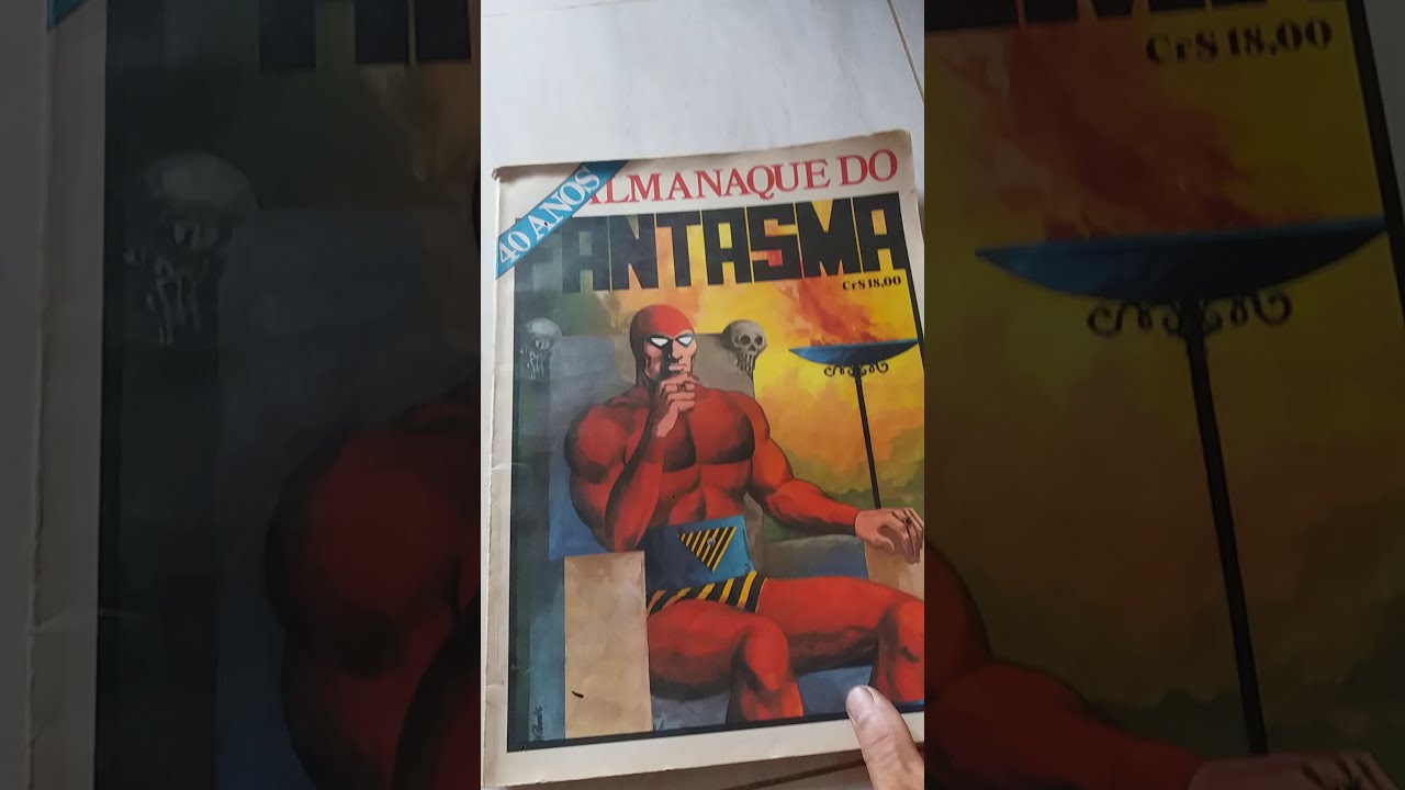 GIBI ALMANAQUE DO FANTASMA edição histórica 40 anos GIBI GIGANTE