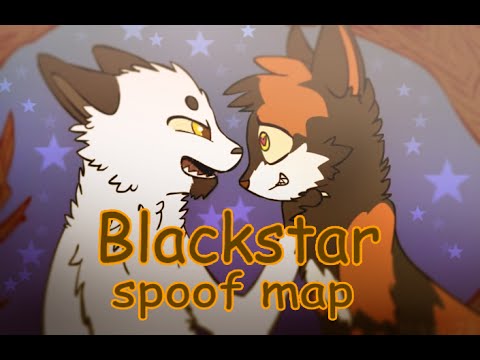 Blackstar spoof map - COMPLETE - Spoof map about a fan paring from the book series Warrior cats. 