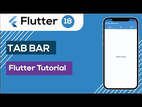 18. TabBar in Flutter | Flutter Tutorial Bangla | Android Studio