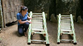How to Make Chairs from Bamboo, Build a Farm | Ly Thi Kien