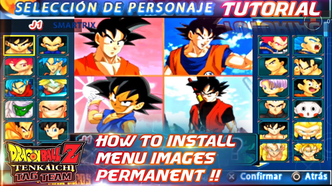 DBZ Budokai Tenkaichi 3 PPSSPP DBZ TTT Mod With Permanent Menu