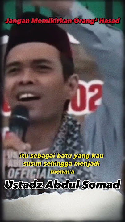 Jangan Memikirkan Orang-orang Hasad - Ustadz Abdul Somad #shorts #dakwah #fyp #uas #hasad #dengki
