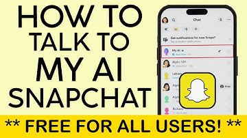 (EASY) How to Talk to My AI Chatbot on Snapchat | MY AI Free for All Snapchat USERS! (2023)