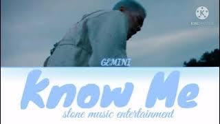 GEMINI (제미나이) – Know Me lyrics colour coded