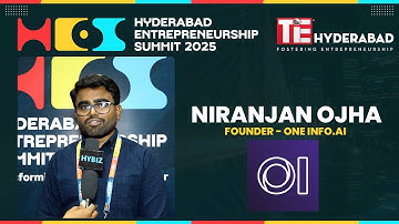 AI for the Future! Niranjan Ojha from OneInfo.ai | HES 2025 | TiE Hyderabad