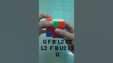 Union Jack pattern in 3x3 rubix cube. Falling Trevor Daniel.