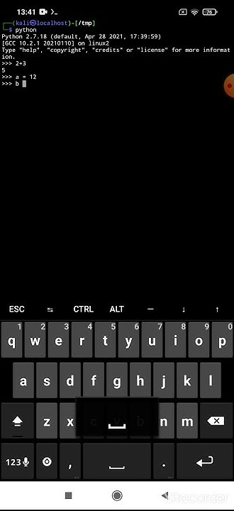 How to run python program in android using termux - YouTube