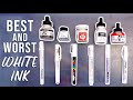Testing out every white ink  the ultimate white ink showdown