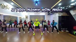 DJ BETAPA MUDAH NYA HATI MU MENDUA / TIKTOK VIRAL / SENAM KREASI / DAM FIT CLUB / CHOREO ZIN DETTY