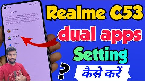 How to Create Dual Apps in Realme c53 | app dual settings | realme c53 me dual apps kaise kare