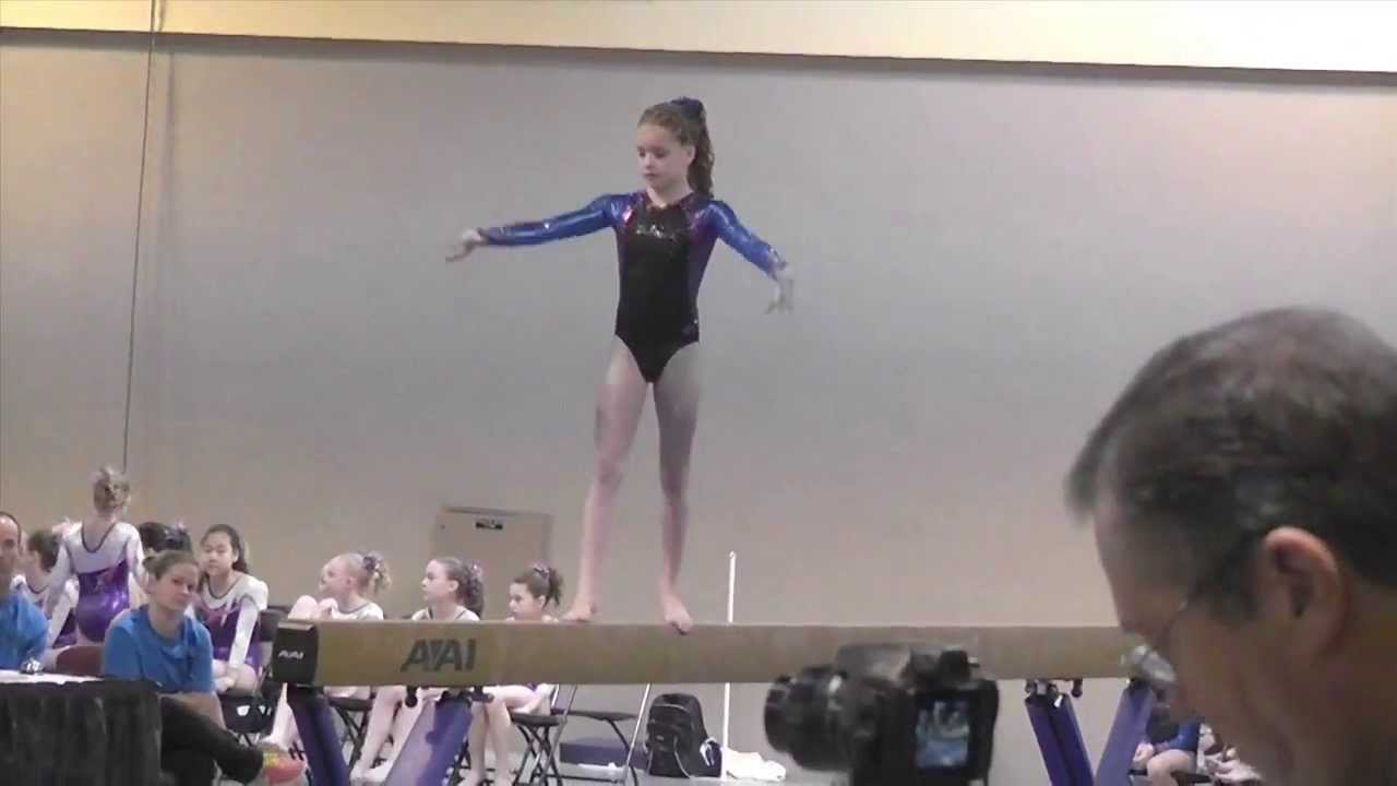 Level 5 Beam Routine Cincinnati Gymnastics Association Coaches Spectacular Youtube