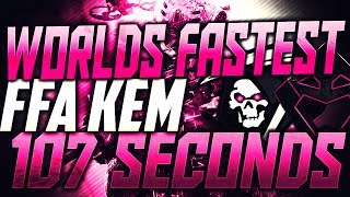CoD: Ghosts - WORLD'S FASTEST FFA "KEM STRIKE" (107 Seconds) - Bulldog Beasting!