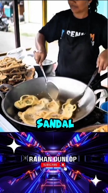 Jajanan unik Sandal Jepit Crispy