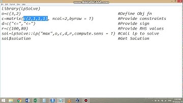 LPP in R Studio (lpSolve Package)