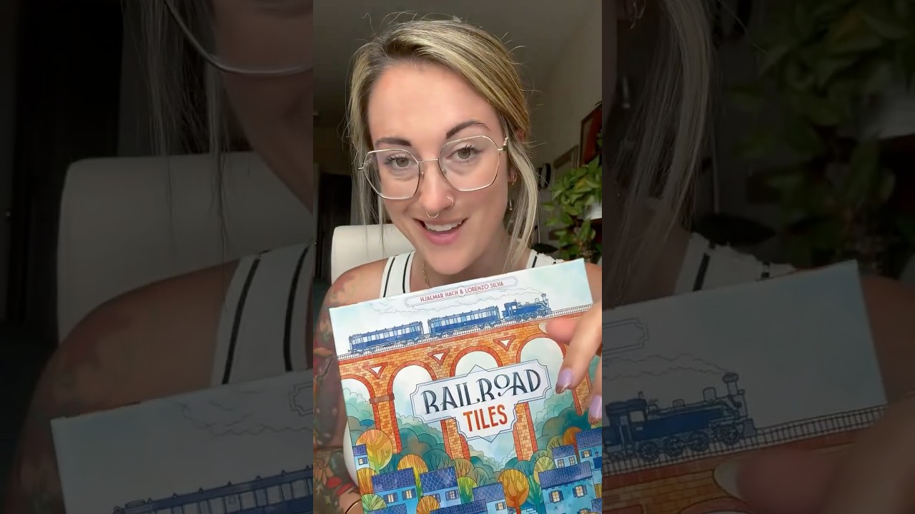 Railroad Tiles Preview - First there was Railroad Ink and Now There's Tiles 🚂🚗(Board Games Direct)