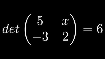 How to Solve a Determinant Equation for x