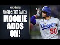 Dodgers BUNT IN a run, then Mookie Betts adds on with clutch RBI in 4th of World Series Game 3!