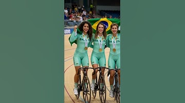 Brazilian cycling team medalists winning performance #athlete #olympics #beauty #fitness #motivation