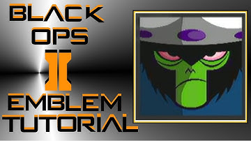 Call of Duty Black Ops 2 : Mojo Jojo Emblem Tutorial