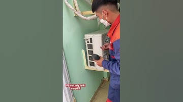 Rửa máy lạnh sharp chuyên nghiệp tại Điện Lạnh Anh Thắng P2 #ruamaylanhsharp #ruamaylanh #uytin