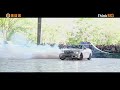 A luxury cars stunt show during Youthvibe 2023 at LPU