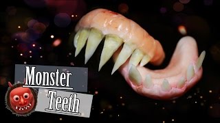 Halloween How to  Monster Teeth | Electra Snow
