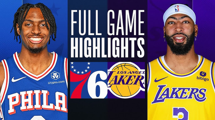 Los Angeles Lakers vs Philadelphia 76ers Full Game Highlights