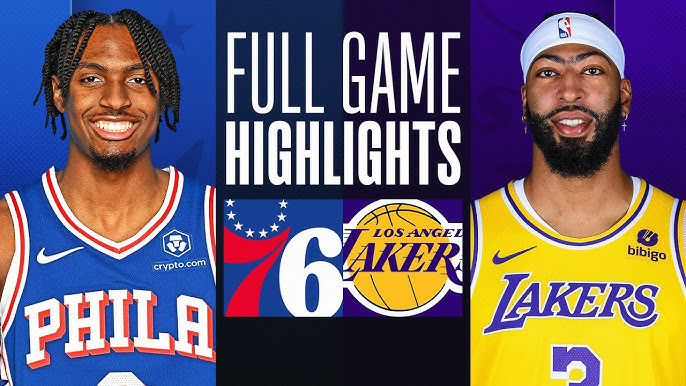 Los Angeles Lakers vs Philadelphia 76ers Full Game Highlights, Mar 22