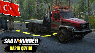 SNOWRUNNER ARTIK TAMAMEN TÜRKÇE (Rapid Çeviri)